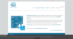 Desktop Screenshot of hidrologiasostenible.com
