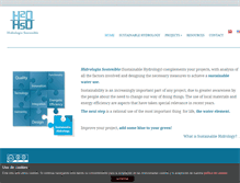 Tablet Screenshot of hidrologiasostenible.com